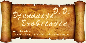 Đenadije Drobilović vizit kartica